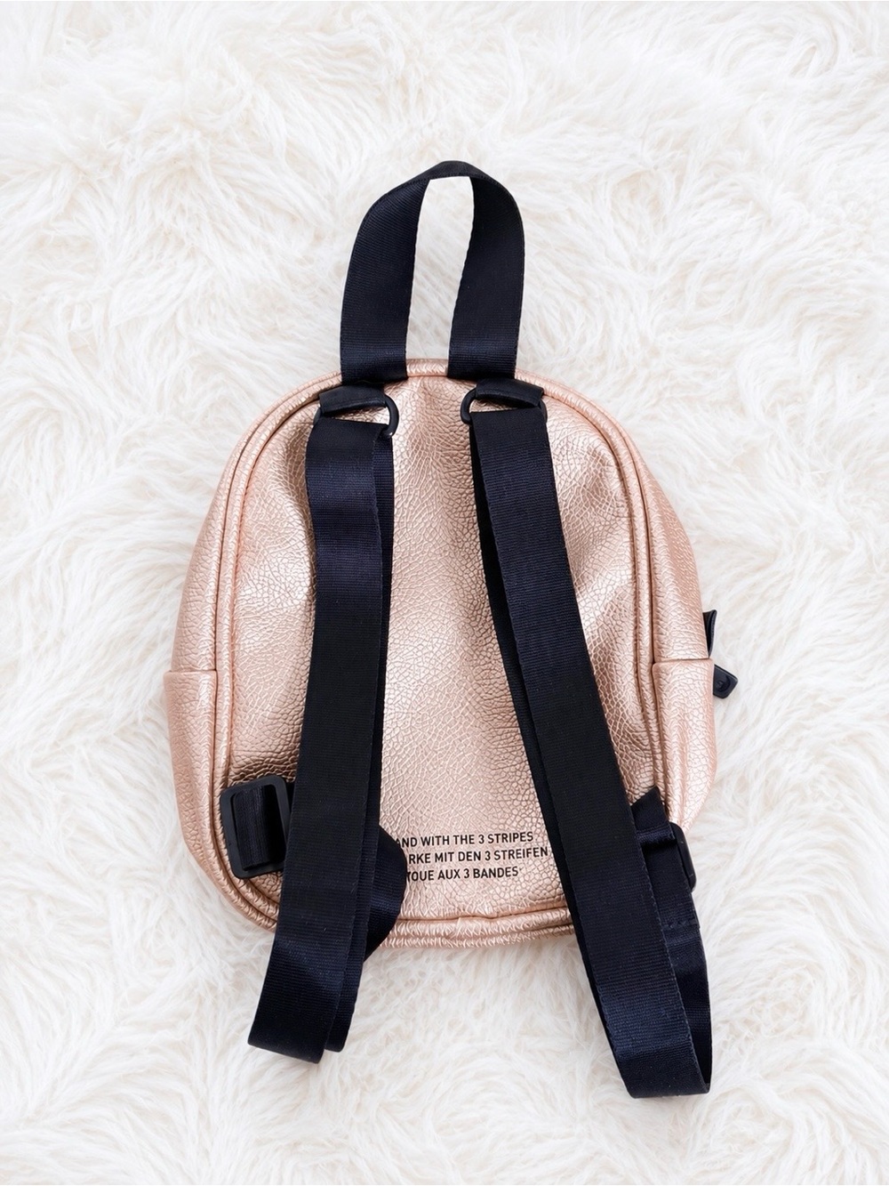 Adidas Original PU Leather Mini Backpack - Rose gold - Picture 2 of 2